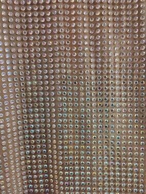 Women’s Nude Rhinestone Embellished Jumpsuit Angel Brinks